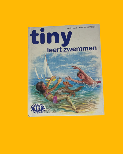 Tiny leert zwemmen