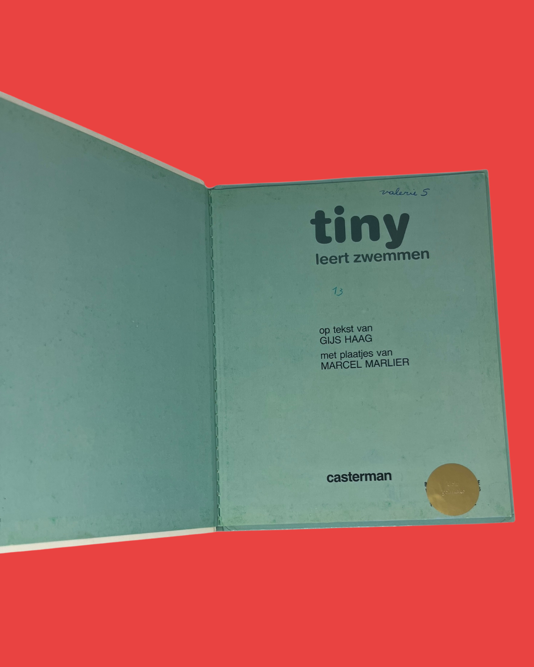 Tiny leert zwemmen