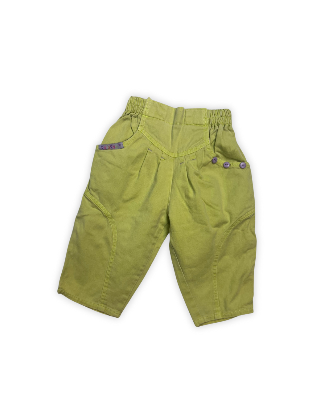 Greel groen broekje maat 74