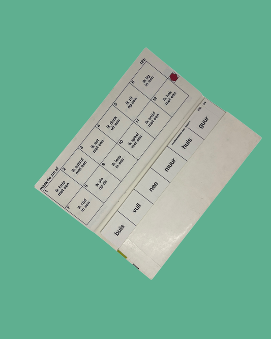 Loco boekje Voorbereidend taal - lezen 1 ( 2 kaarten ontbreken)