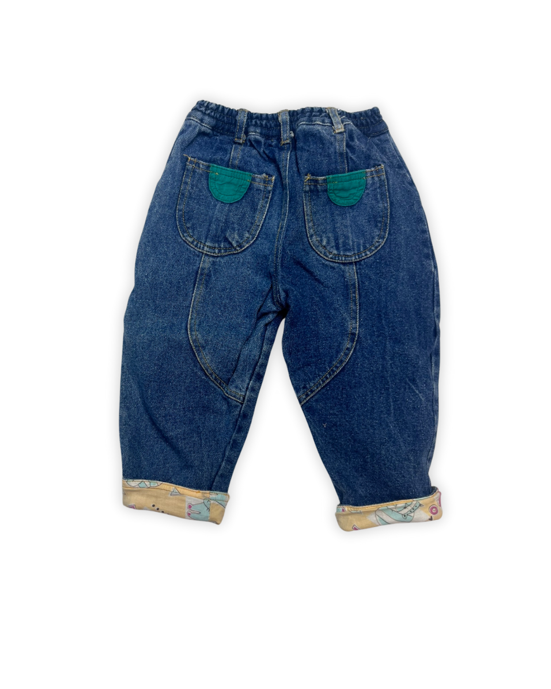 Gevoerde jeans maat 86