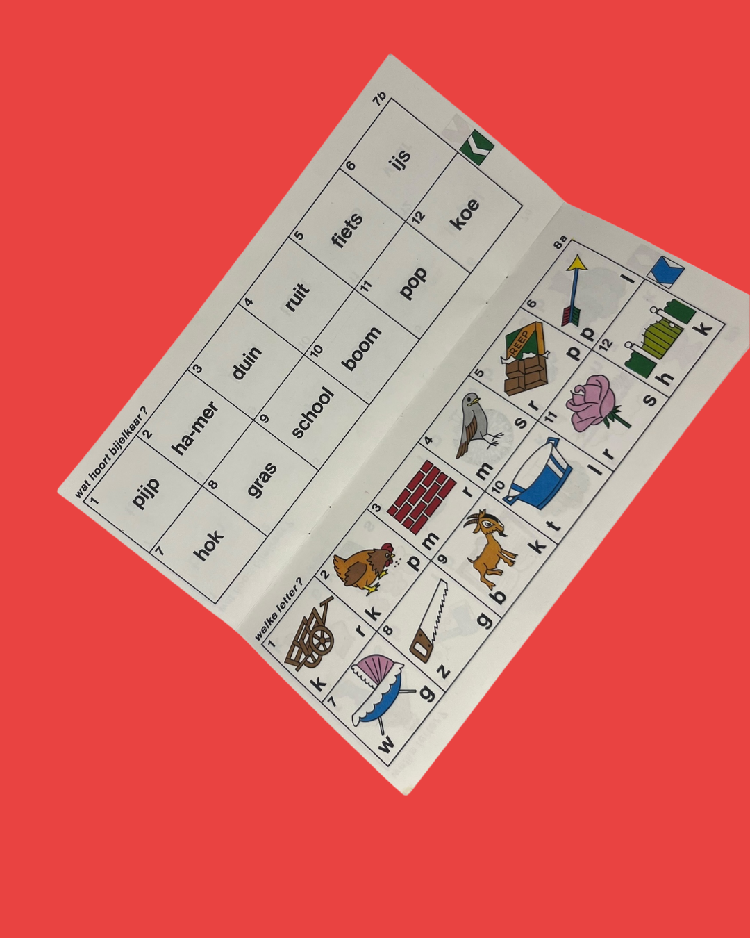 Loco boekje Voorbereidend taal - lezen 1 ( 2 kaarten ontbreken)