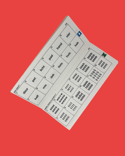 Loco boekje Voorbereidend taal - lezen 1 ( 2 kaarten ontbreken)