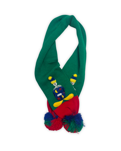 Sjaal met clowntjes