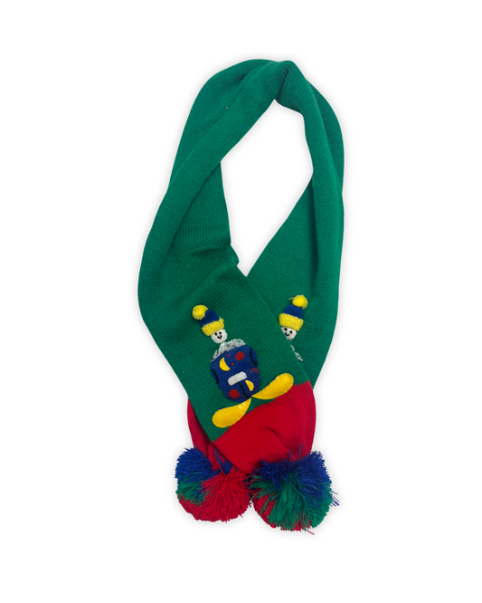 Sjaal met clowntjes
