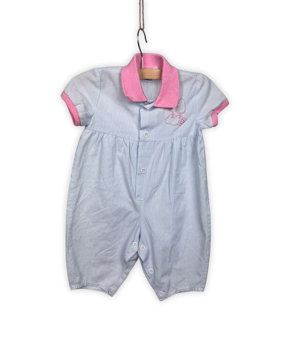 Zomerse lichtblauwe onesie