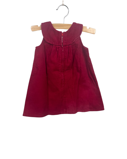 Rood velours kleedje 3m