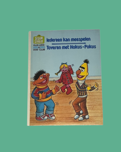 "Iedereen kan meespelen" Sesamstraat boek