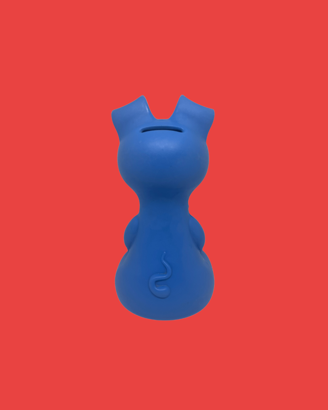 Vintage Ikea spaarvarken blauw