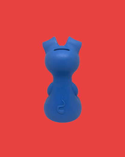 Vintage Ikea spaarvarken blauw
