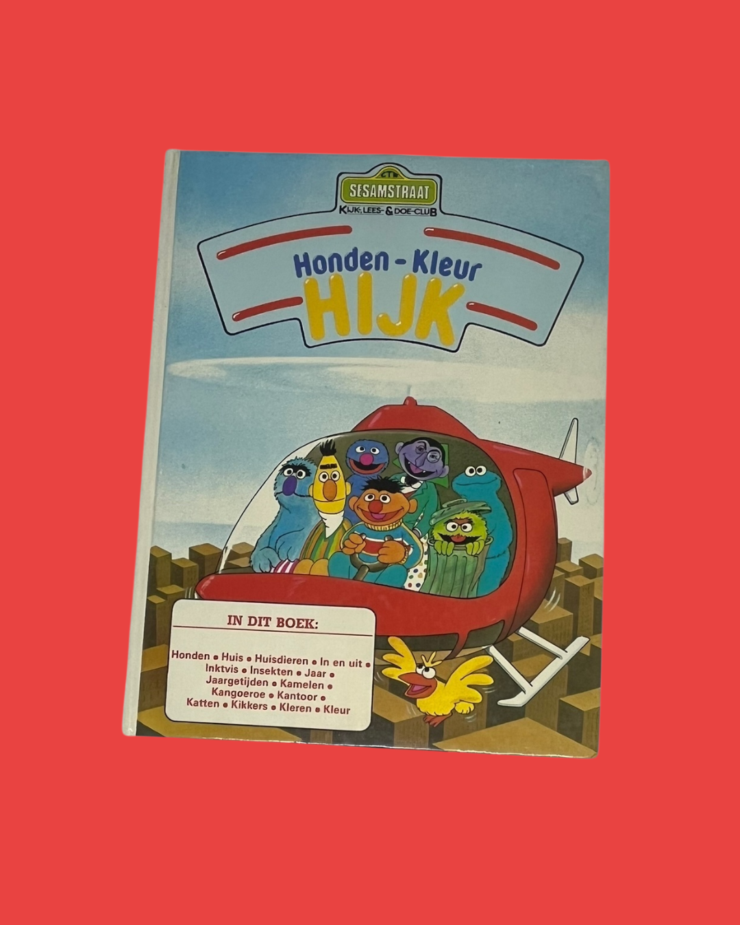 "Honden - Kleur - Hijk" Sesamstraat boek