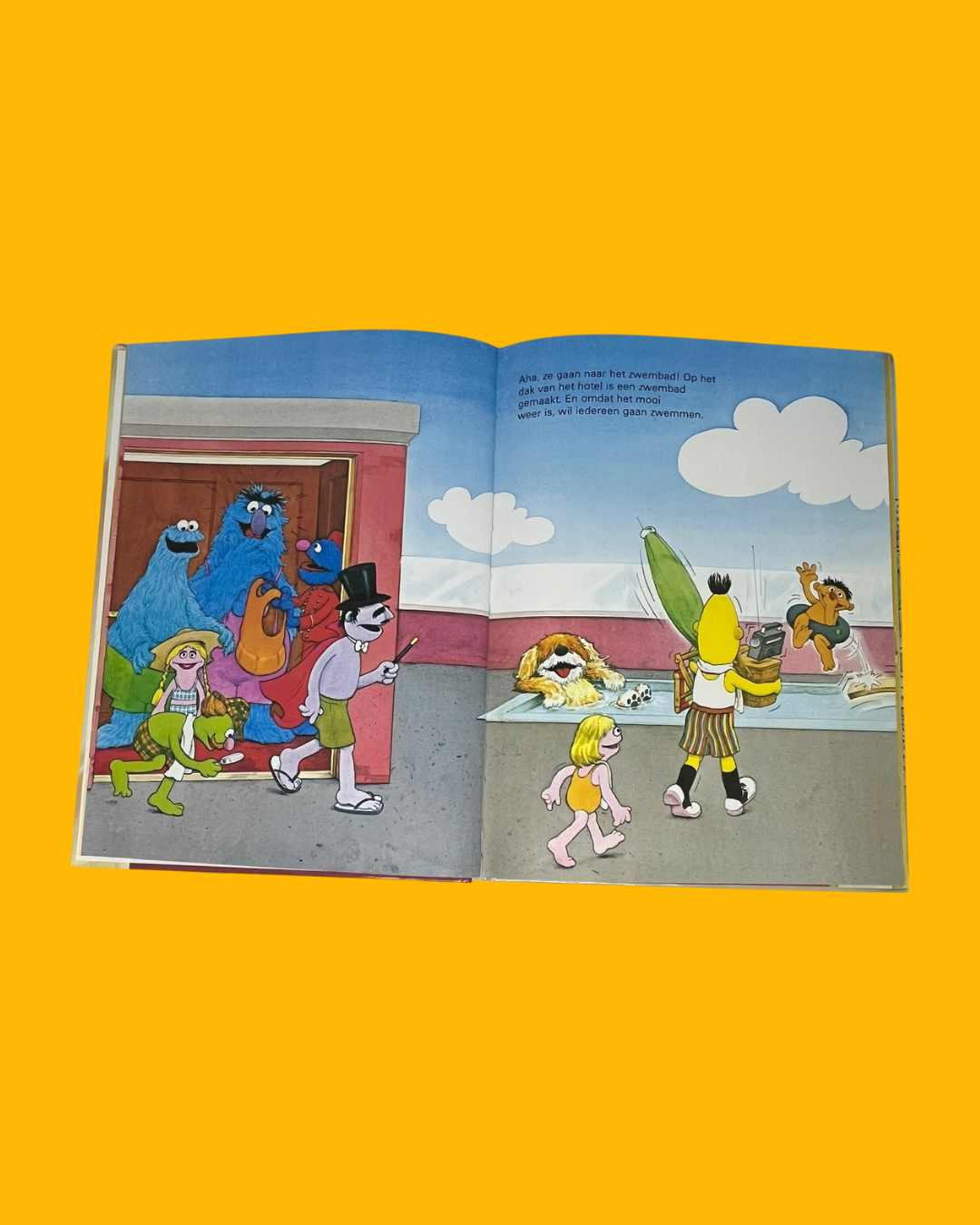 "Grover leert tellen" Sesamstraat boek