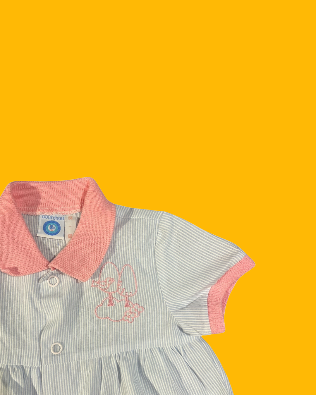 Zomerse lichtblauwe onesie