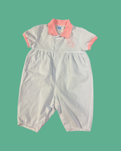 Zomerse lichtblauwe onesie