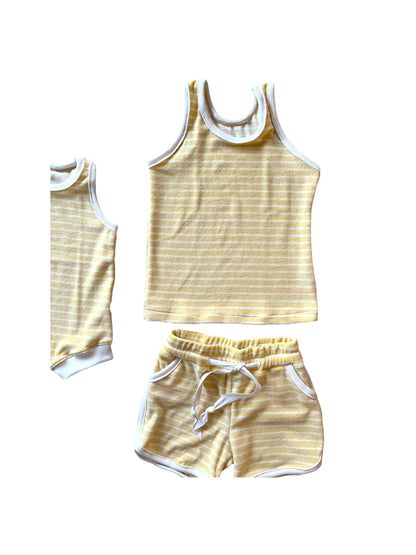 Sponsen shortje volwassenen (diverse gestreepte kleuren)