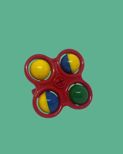 Rammelaar met 4 balletjes