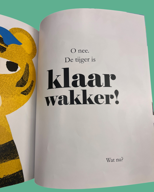 Ssst! De tijger slaapt