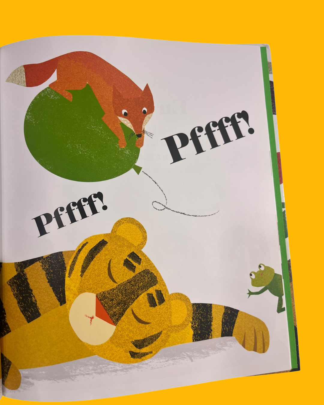 Ssst! De tijger slaapt