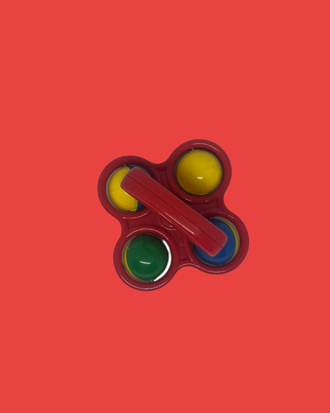 Rammelaar met 4 balletjes