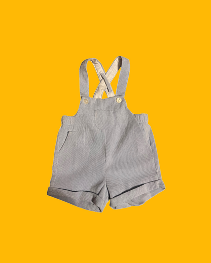 Korte salopette 6-12 maand