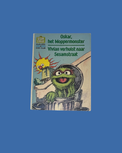 "Oskar, het moppenmonster"/Vivian verhuist naar Sesamstraat" Sesamstraat boek
