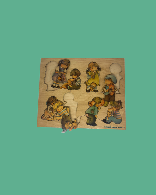 Puzzel met kindjes