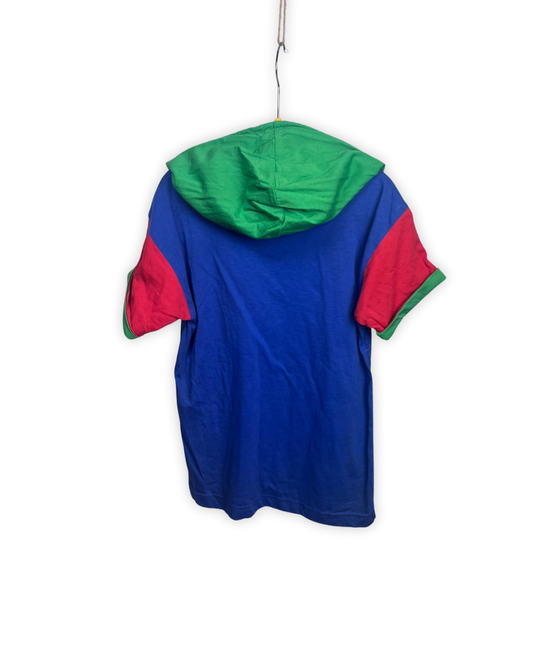 Hoodie T Shirt Justin Allen met groene kap