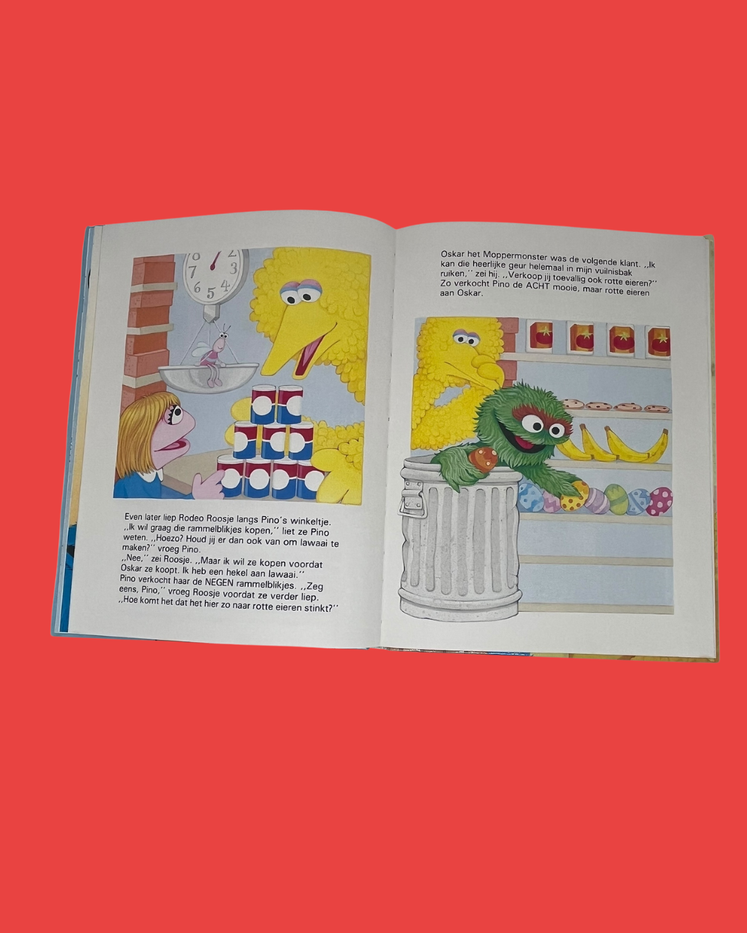 "Bert wordt gefopt" Sesamstraat boek