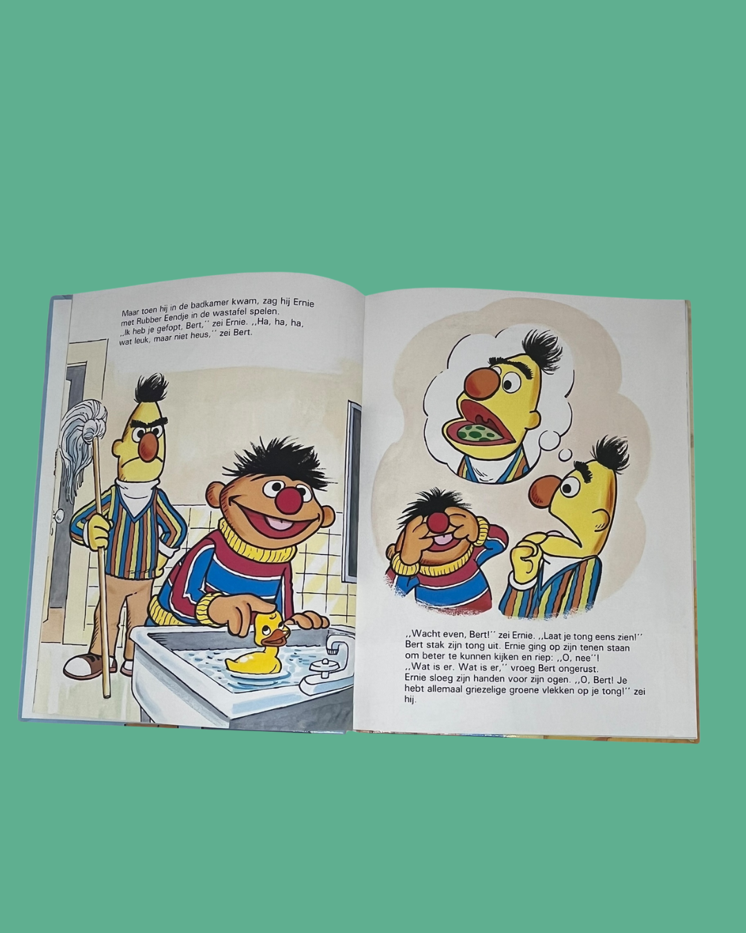 "Bert wordt gefopt" Sesamstraat boek