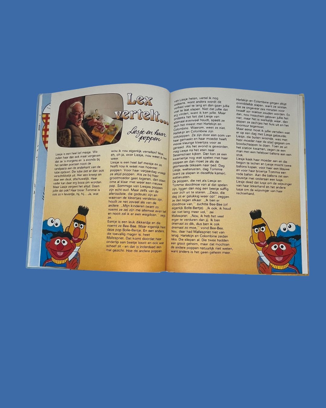"Bert wordt gefopt" Sesamstraat boek
