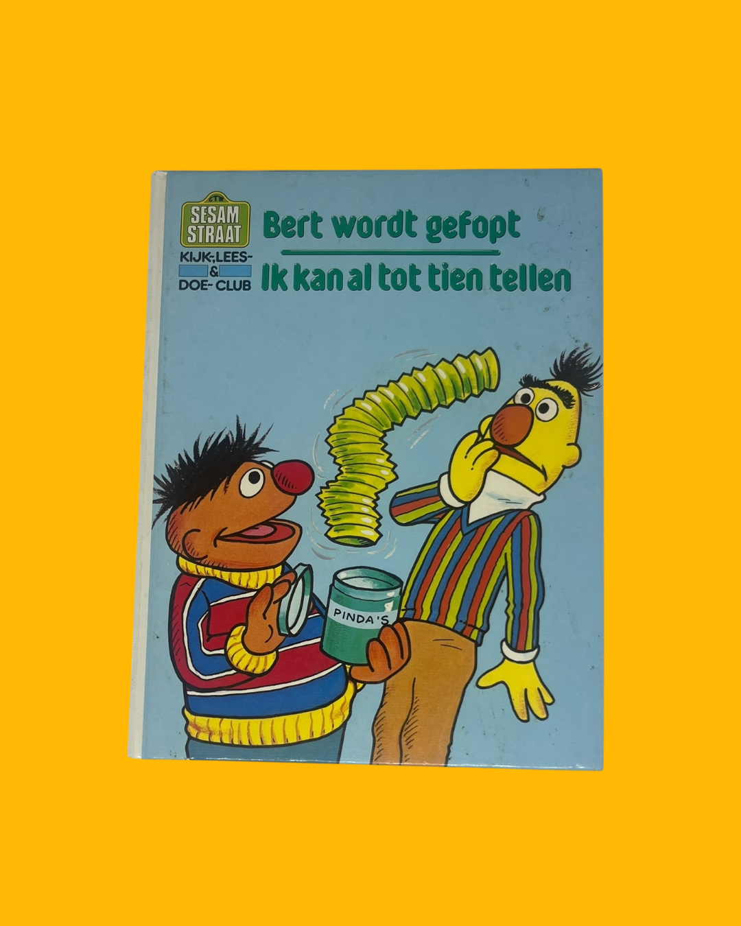 "Bert wordt gefopt" Sesamstraat boek