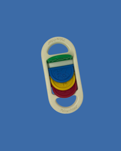 Fisher Price rammelaar met bewegende plaatjes
