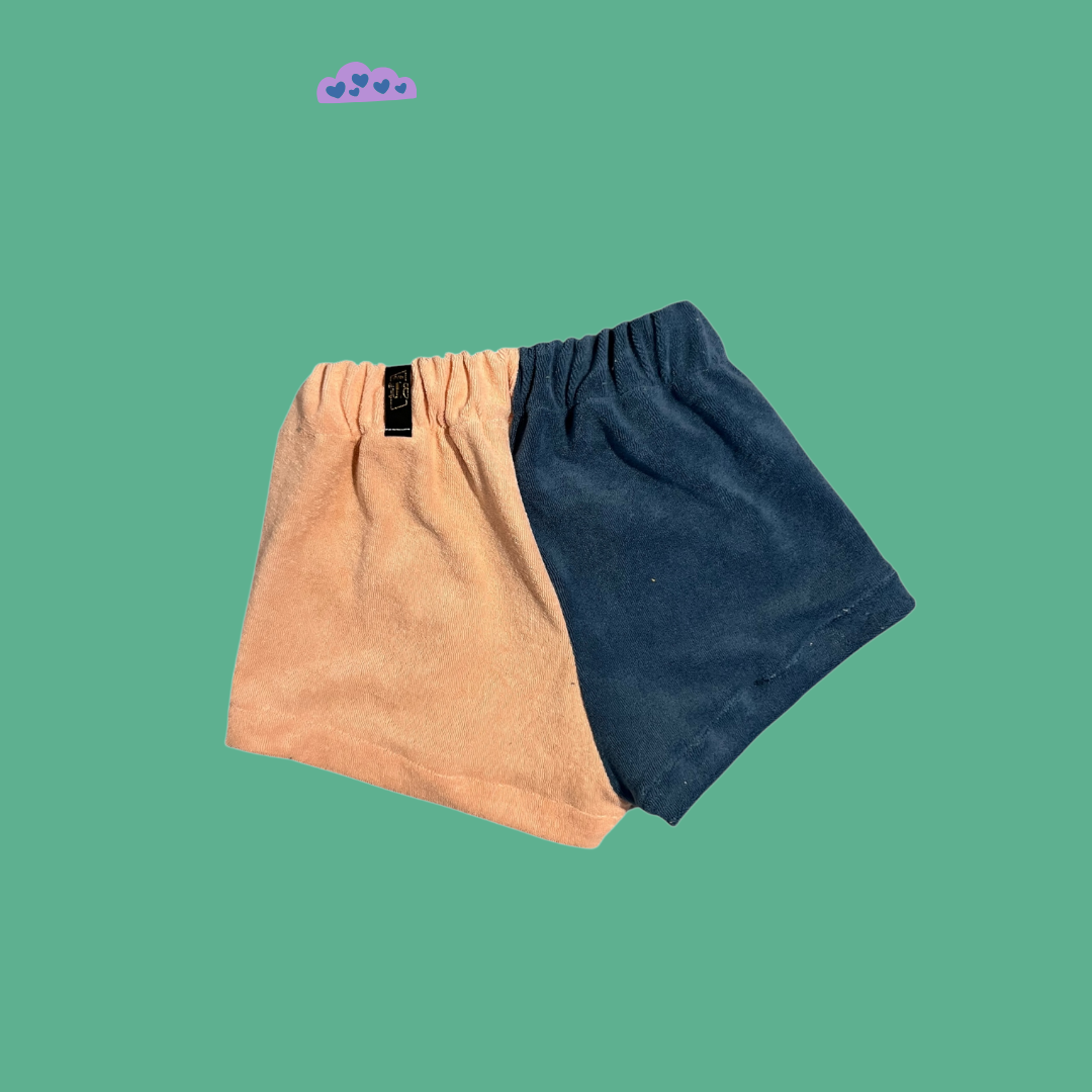 Colorblock shorty short