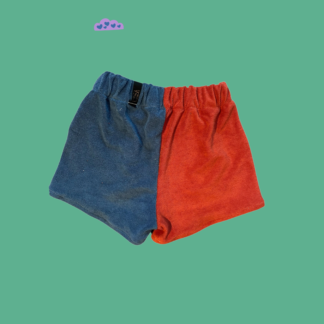 Colorblock shorty short