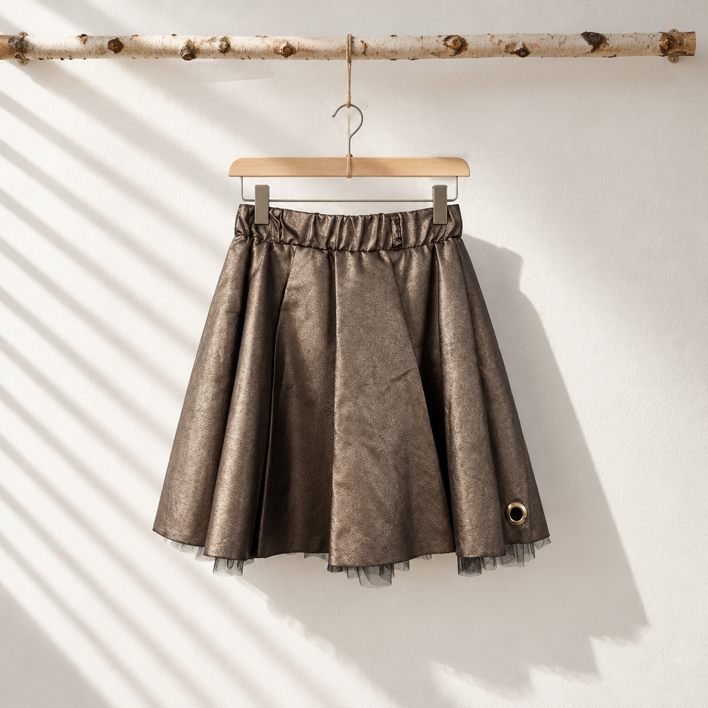 Lederlook rok 9 jaar