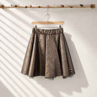 Lederlook rok 9 jaar