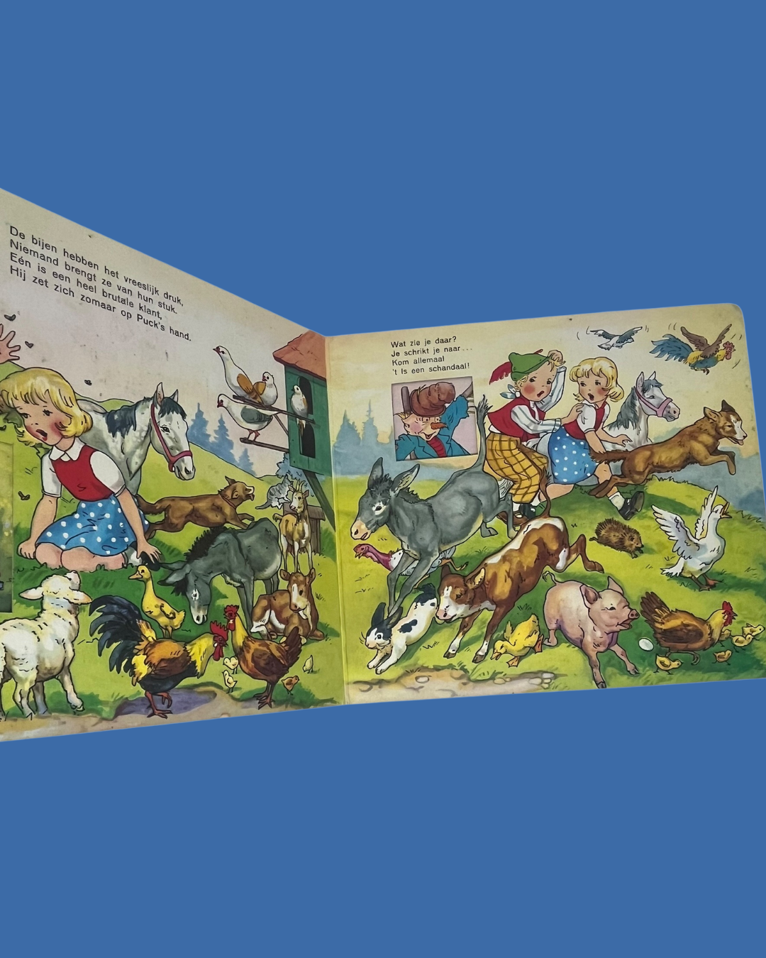 Puck, Puckie en hun dierenvrienden "raampjes-boek"