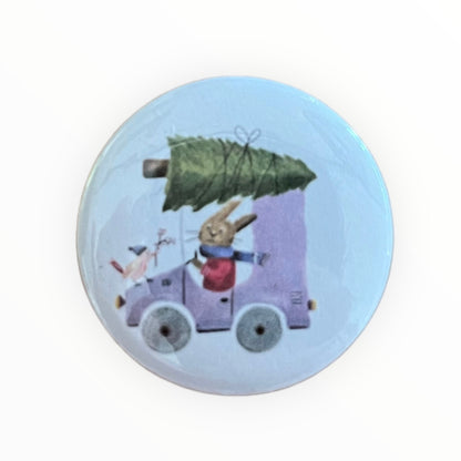 Magneet feest - kerstmis (31mm)