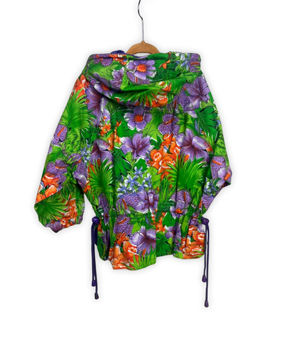 Vintage bloemen jasje maat 98