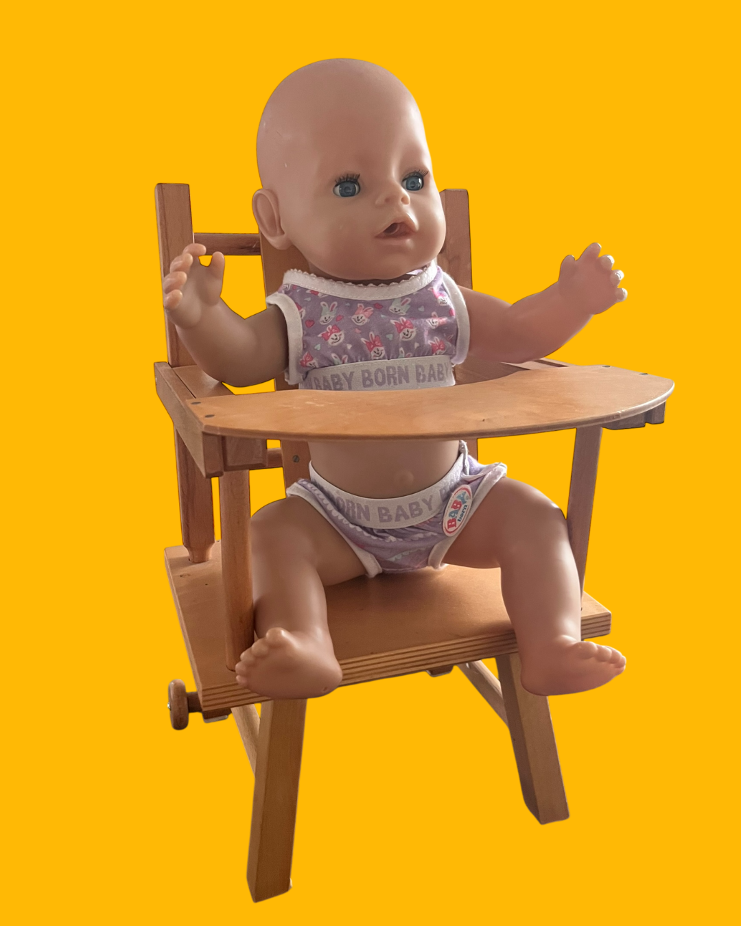 houten stoeltje voor poppen