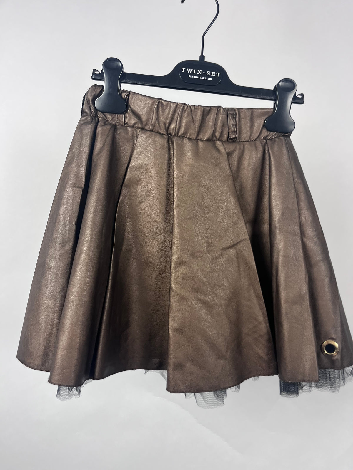 Lederlook rok 9 jaar