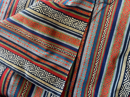 Jacquard retro bohemian stripes