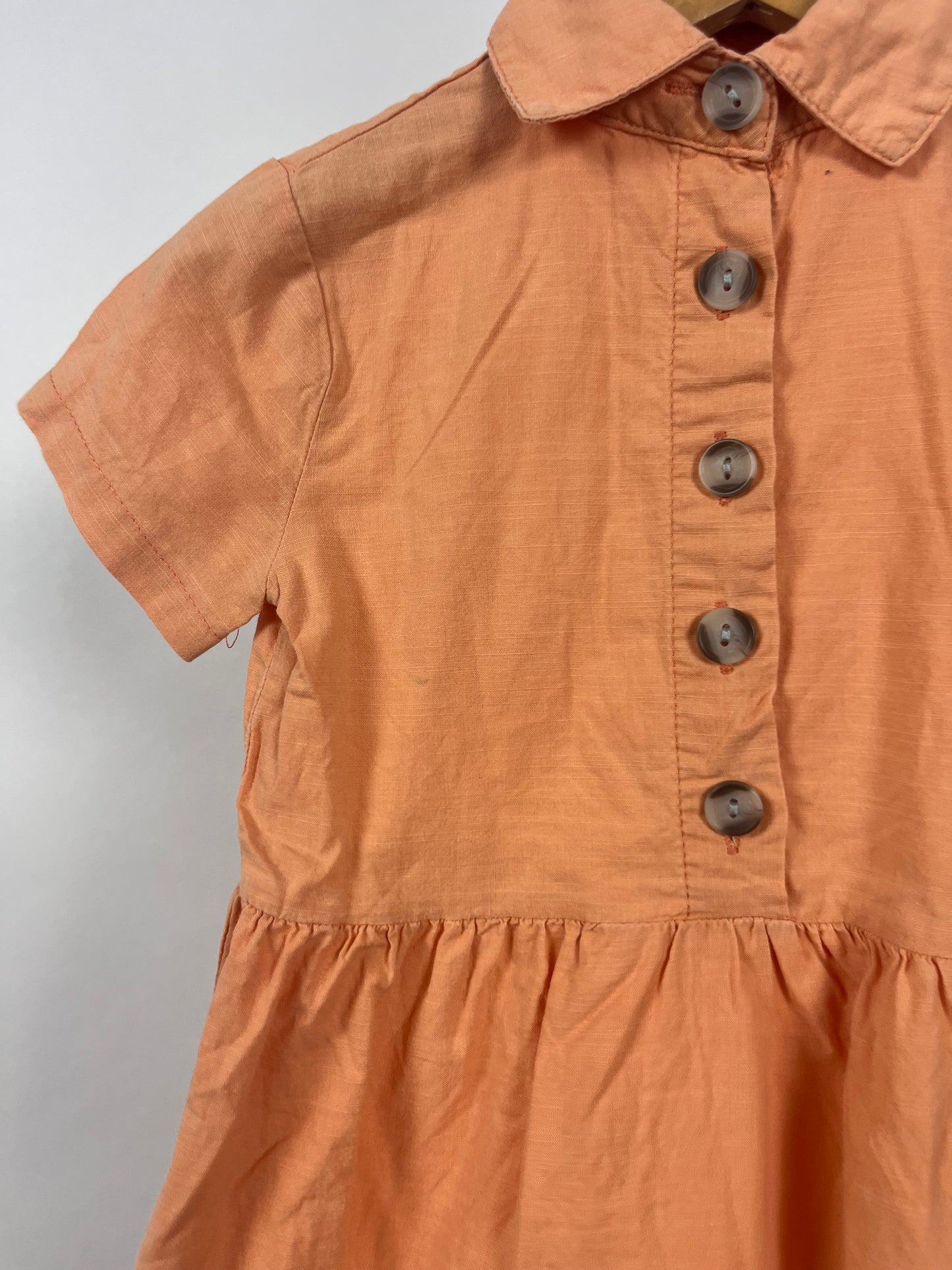 Pastel Oranje kleedje 2 jaar