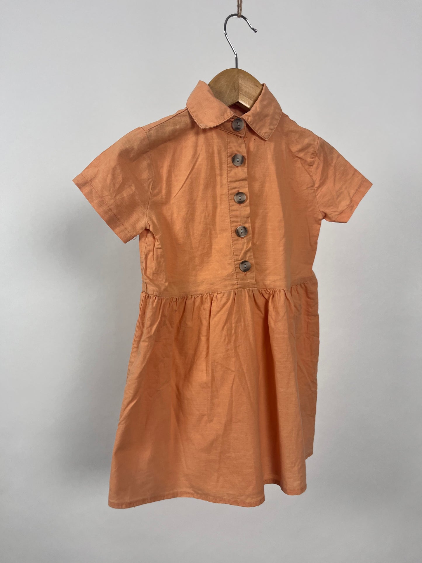 Pastel Oranje kleedje 2 jaar