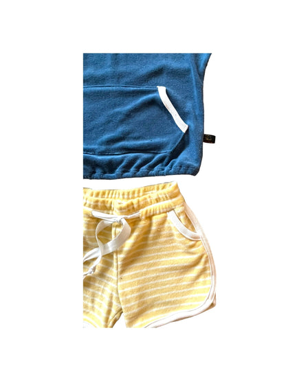 Sponsen shortje volwassenen (diverse gestreepte kleuren)