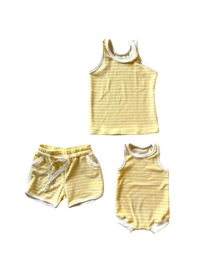 Sponsen shortje volwassenen (diverse gestreepte kleuren)