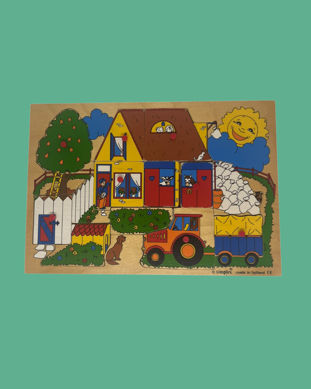 Simplex puzzel van de boerderij