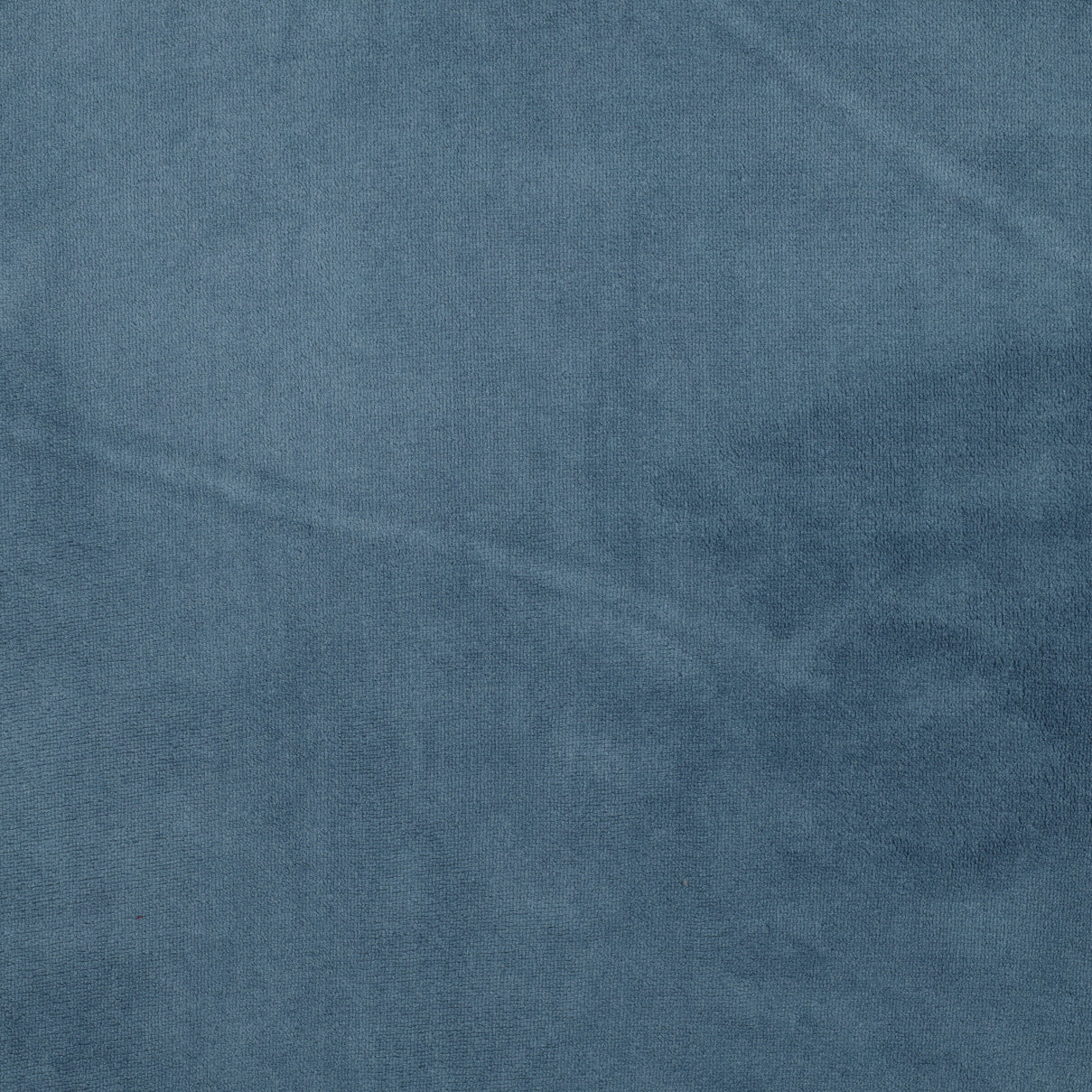 Dubbelzijdige teddy stof blauw