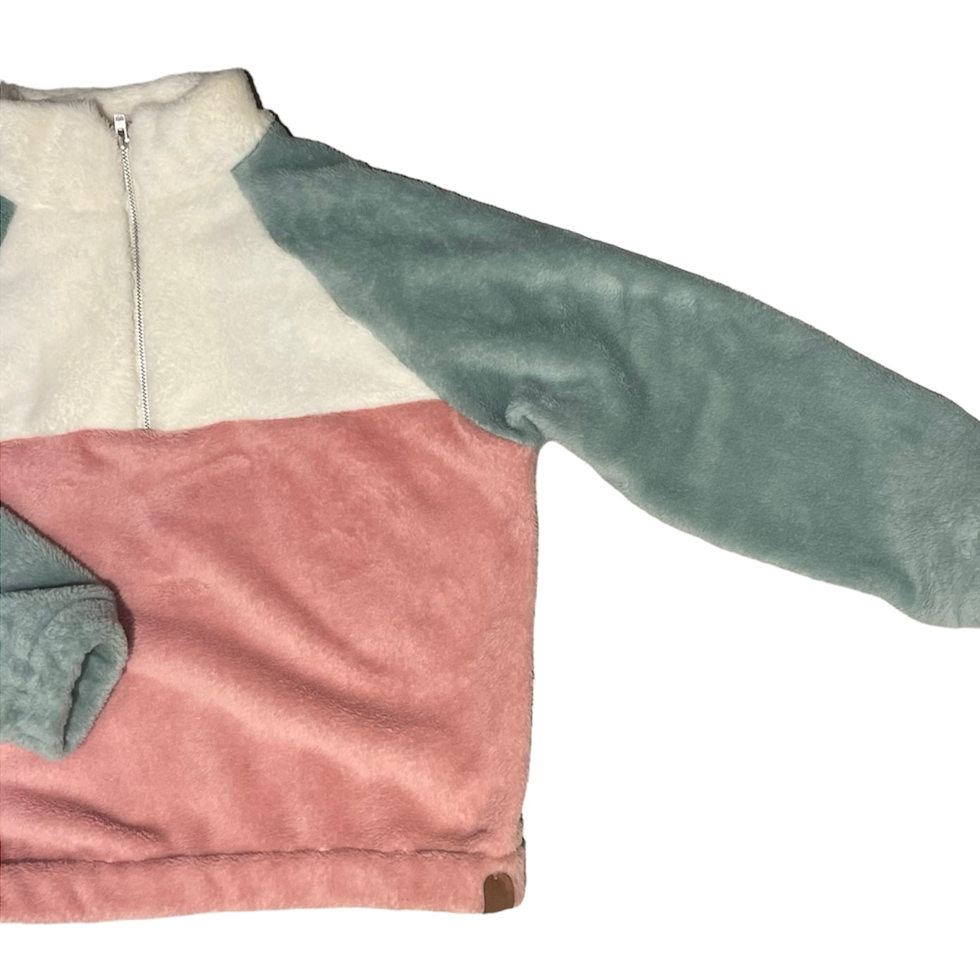 Oud roze Colourblock Sweater 11y