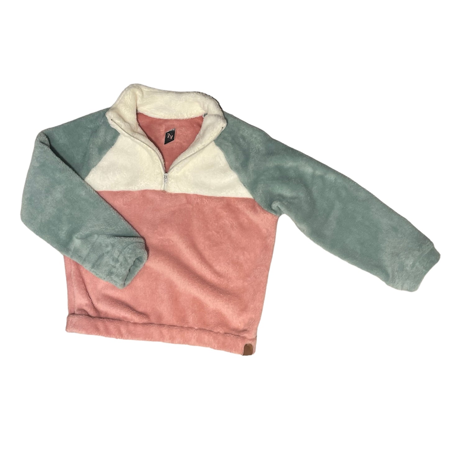 Oud roze Colourblock Sweater 11y